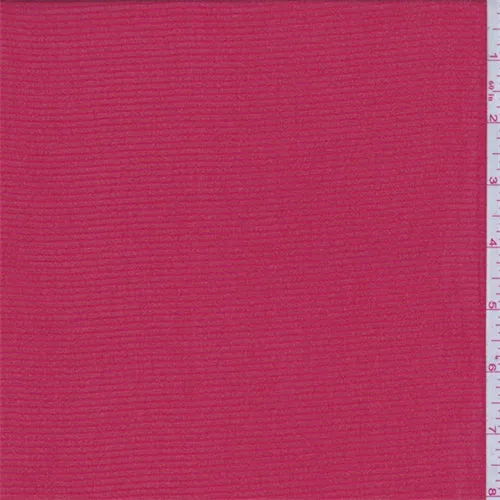 2 YD PC-Cherry Red Satin Stripe Chiffon Fabric