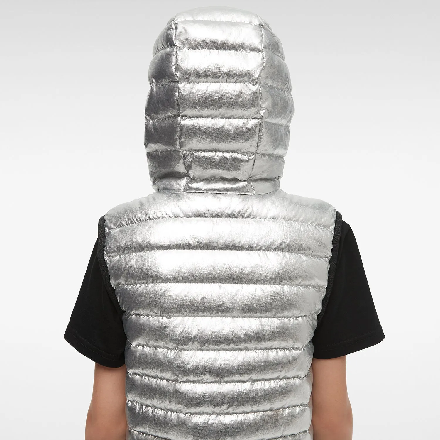 Air Down Vest - Metallic Silver