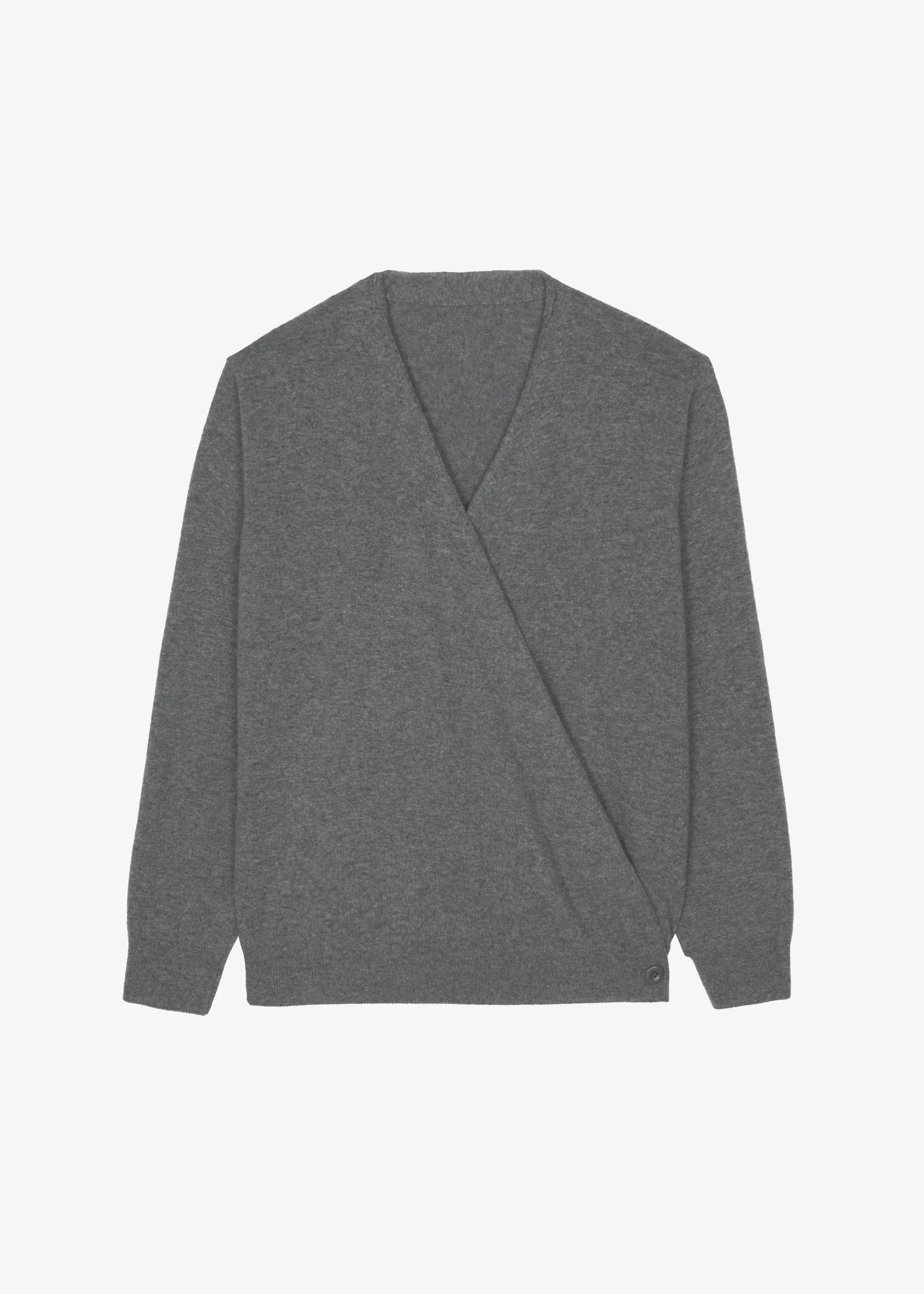 Albi Wrap Cardigan - Grey