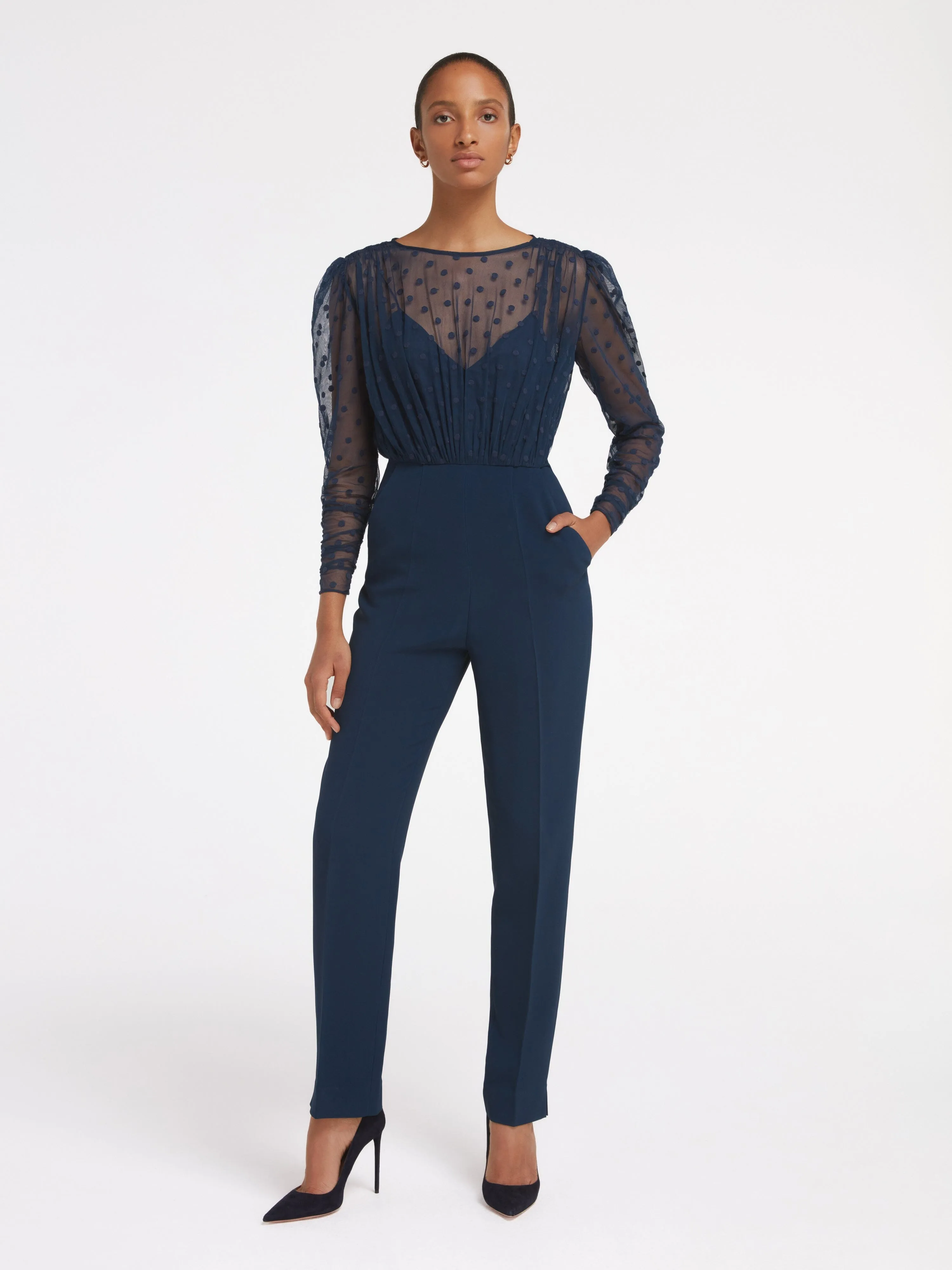 Bernadette Jumpsuit in Navy