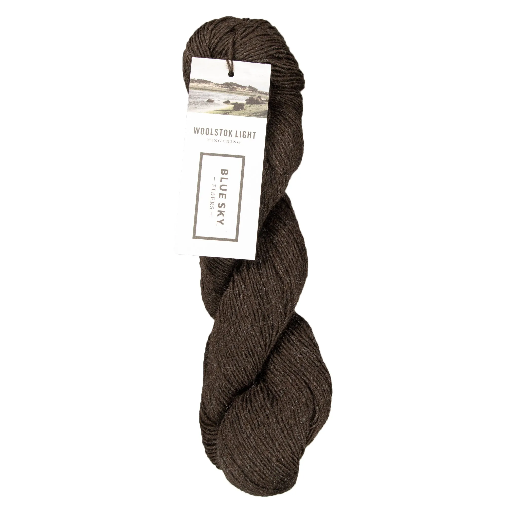 Blue Sky Fibers Woolstok Light Yarn - 2313 Dark Chocolate