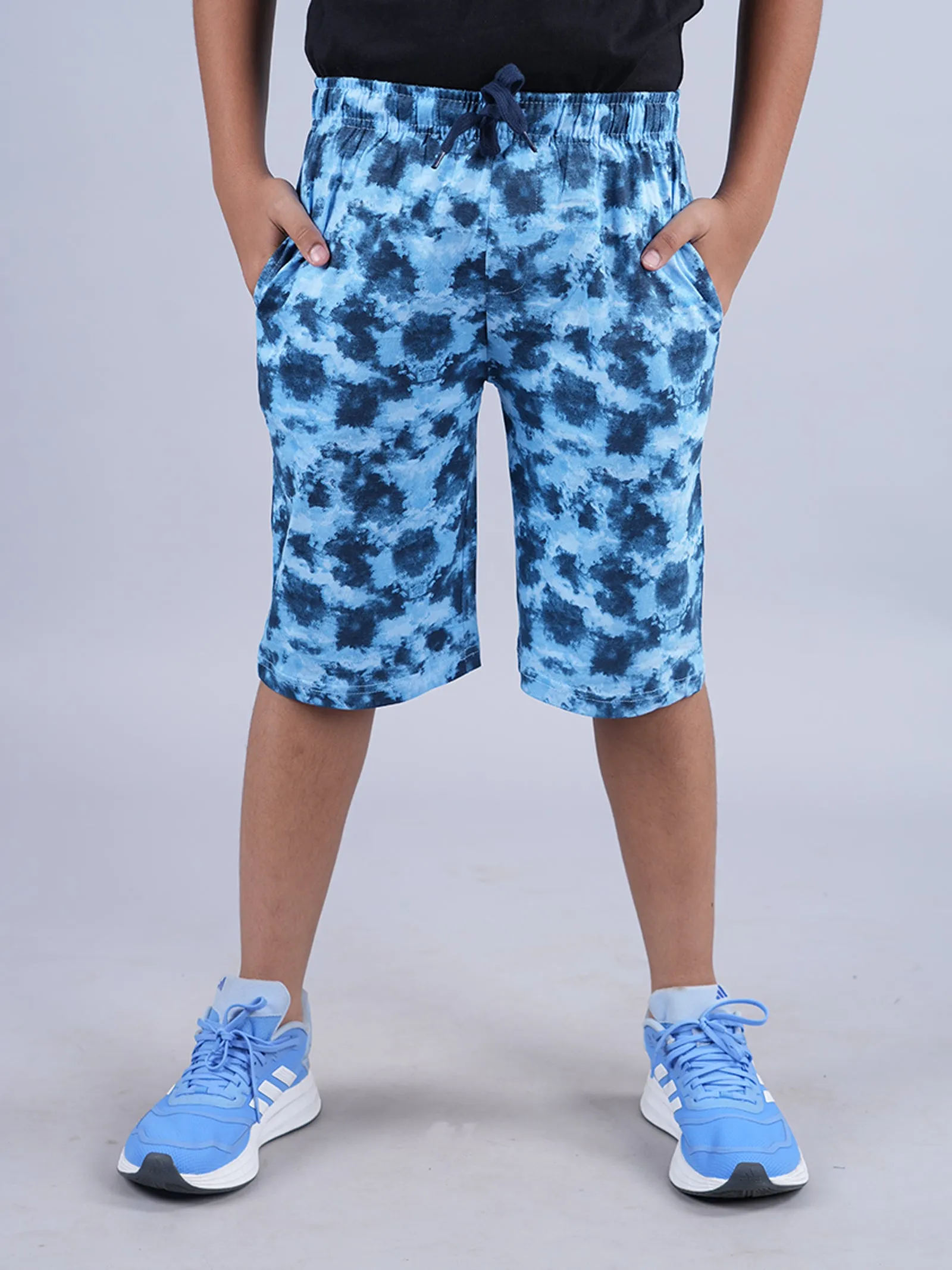 Boys Tie & Dye Print Shorts