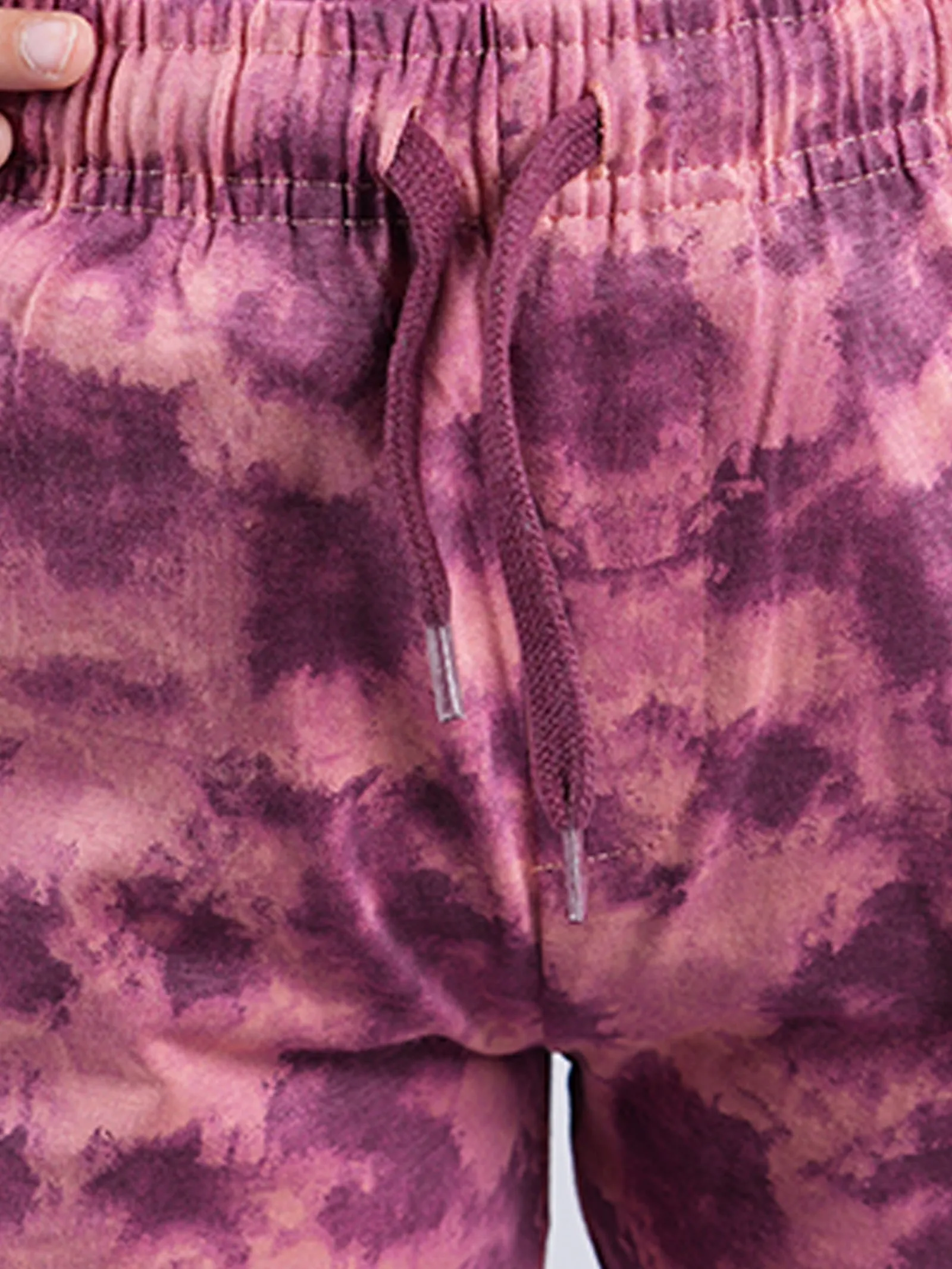 Boys Tie & Dye Print Shorts