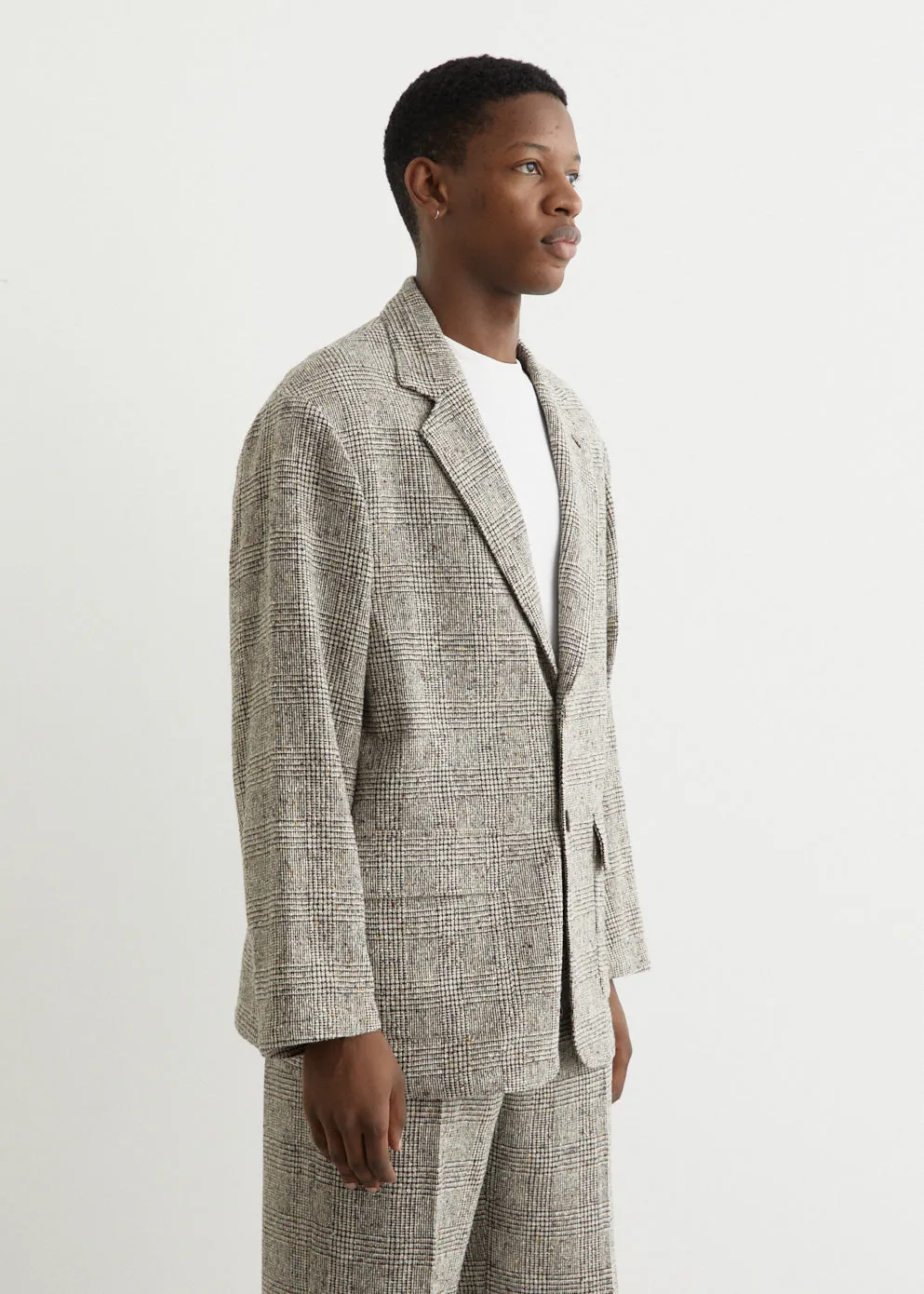 Drape Nep Tweed Jacket