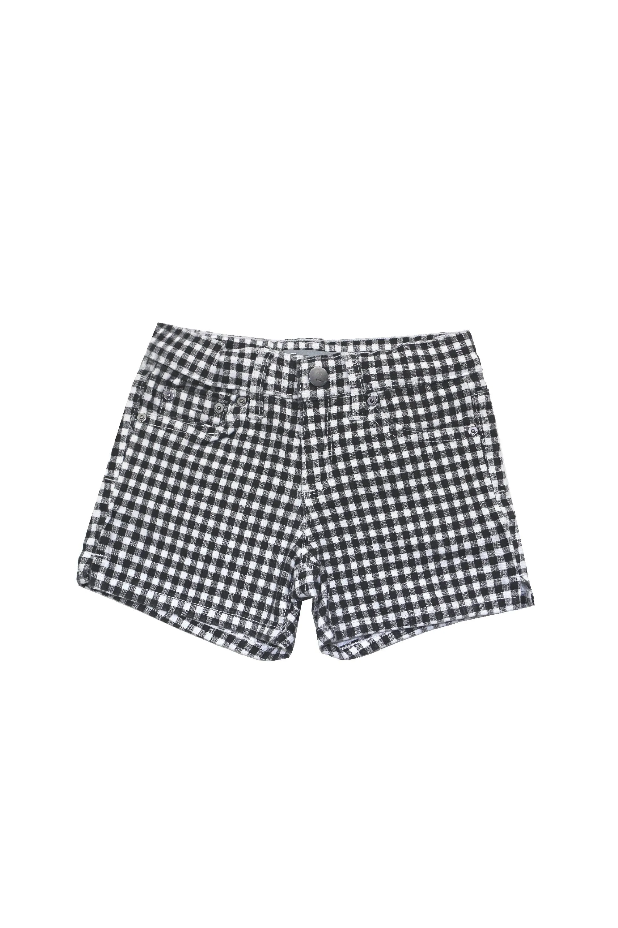 Gingham Printed Basic Short