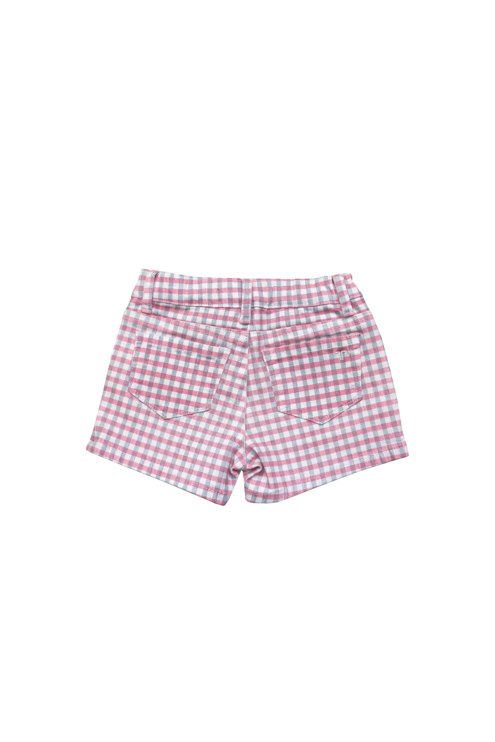 Gingham Printed Basic Short