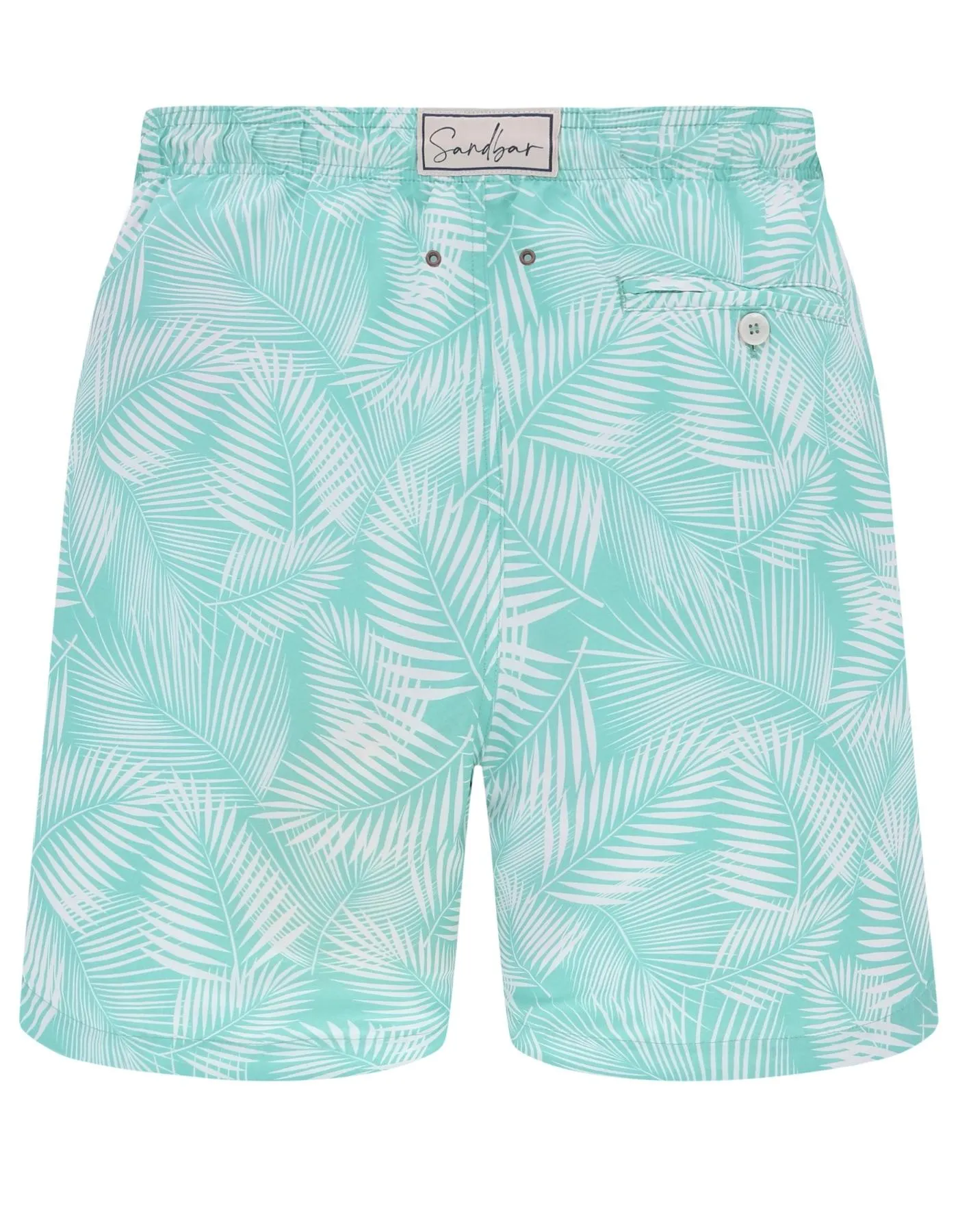 Green Fern Mens Swim Shorts