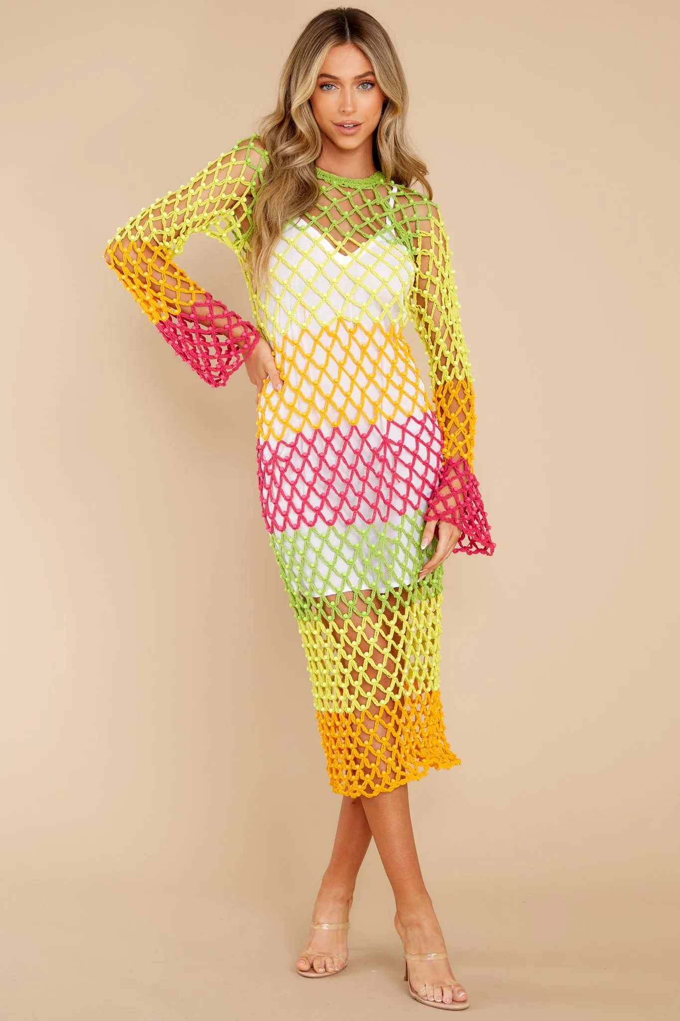 Iver Yellow Multi Dress