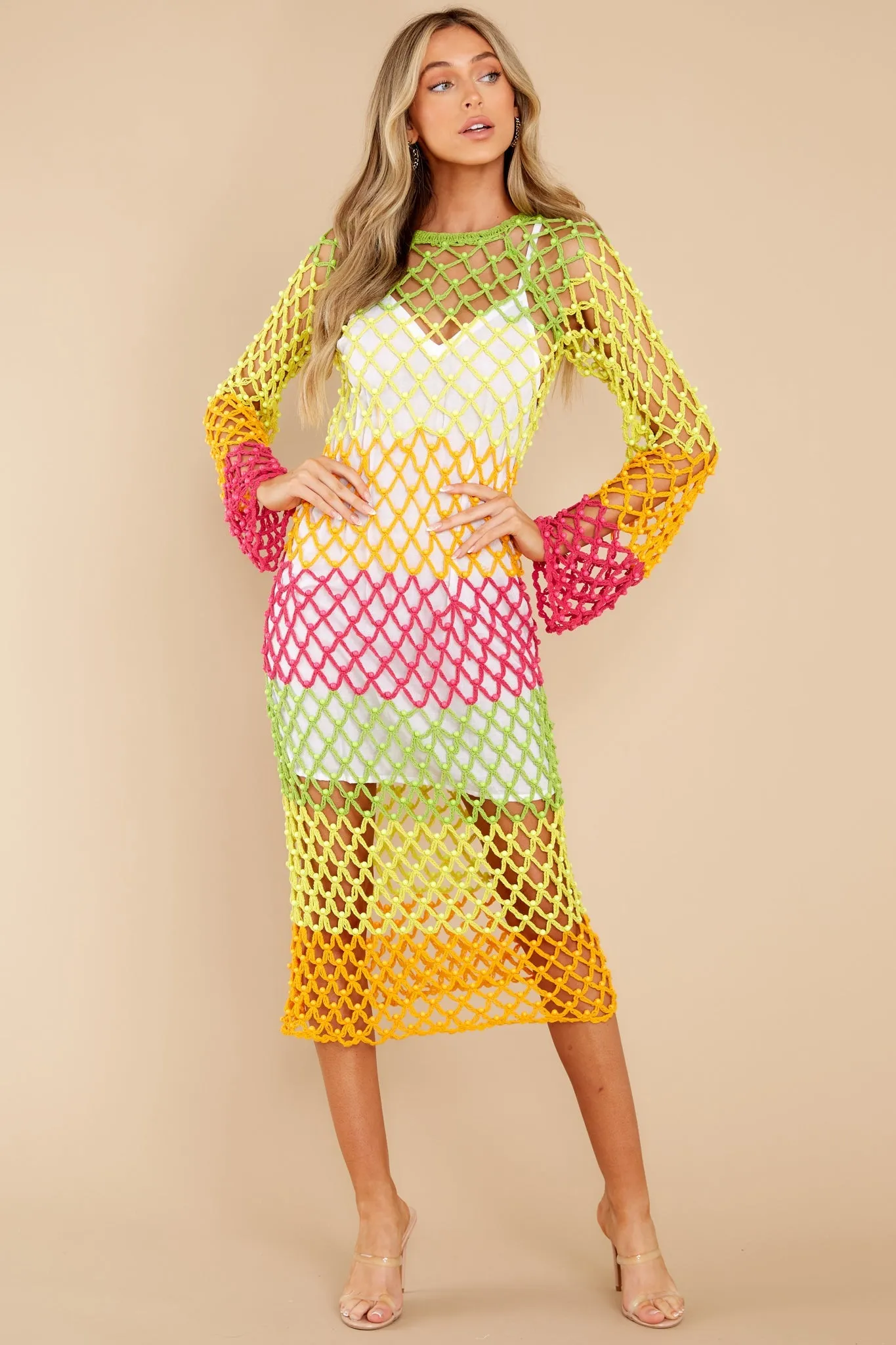 Iver Yellow Multi Dress