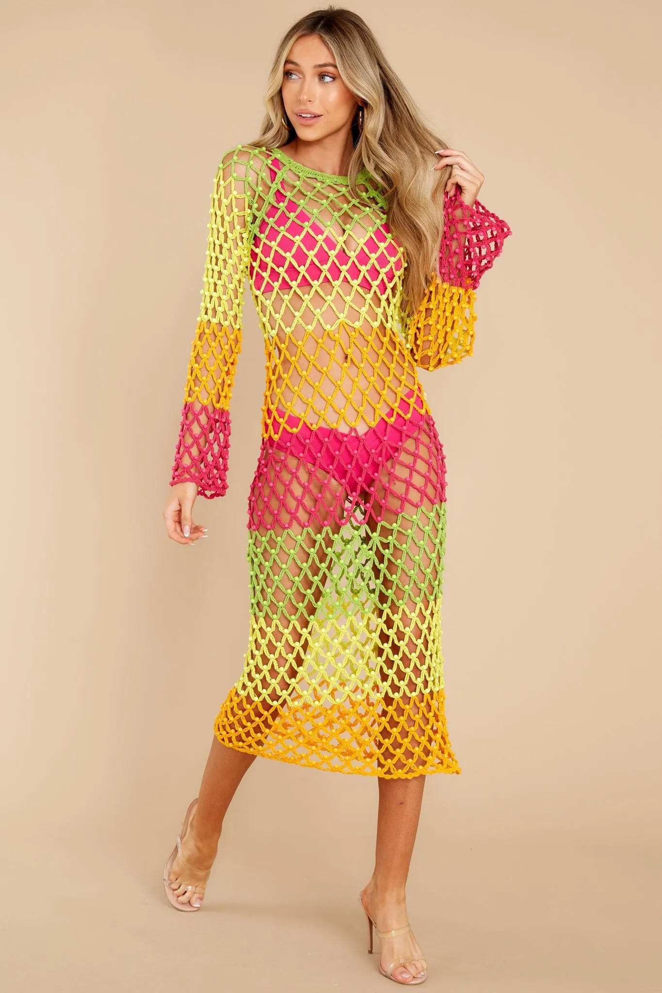 Iver Yellow Multi Dress