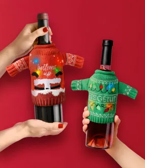 Light up bottle sweaters