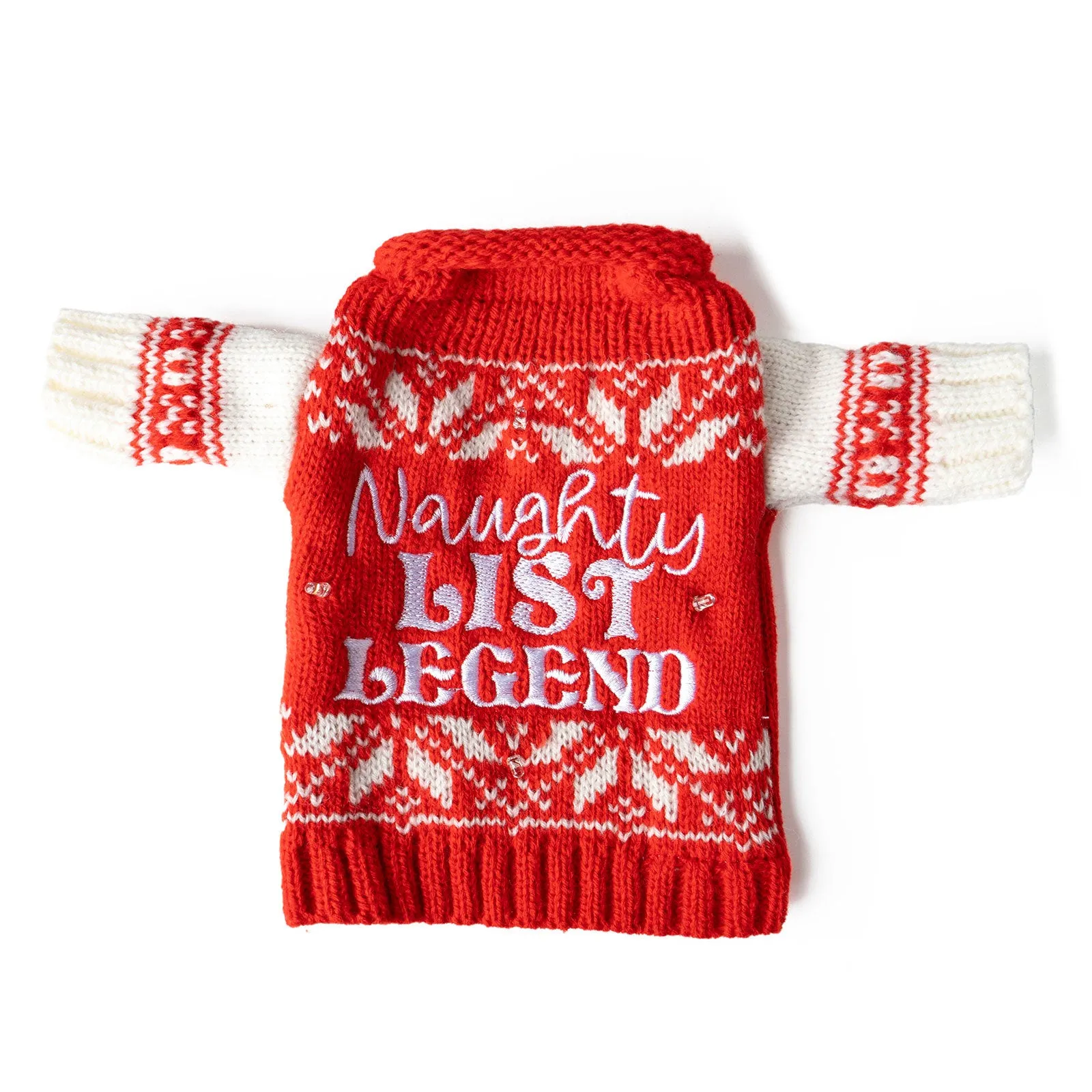 Light up bottle sweaters