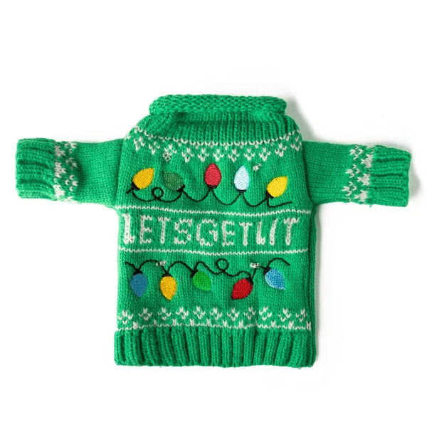 Light up bottle sweaters