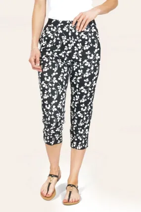 Mia Slim Floral Crop Trousers