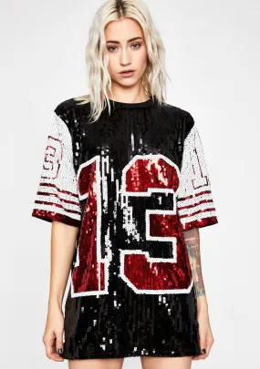 Night Glam Play Sequin Jersey