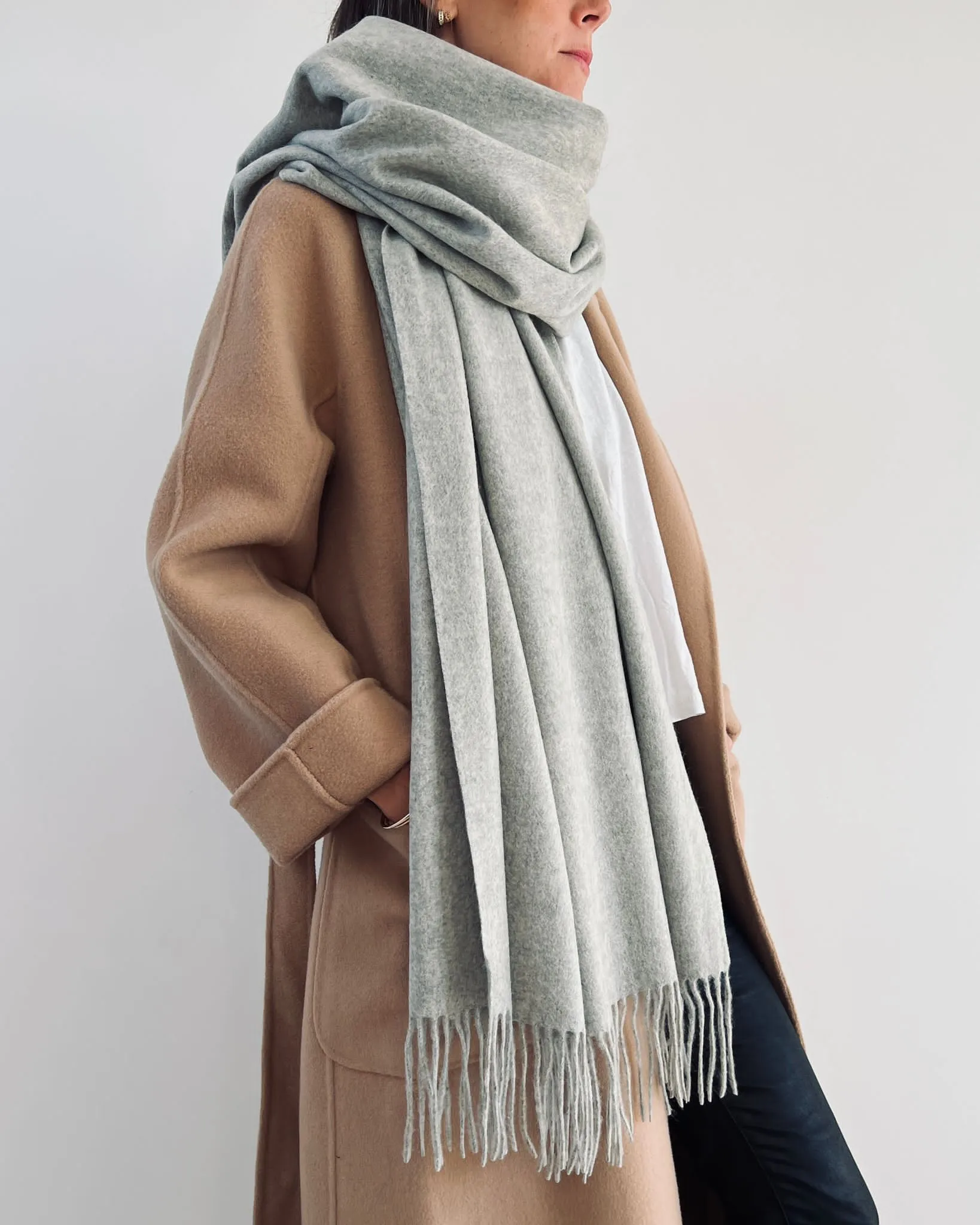 Oversized Cashmere Scarf