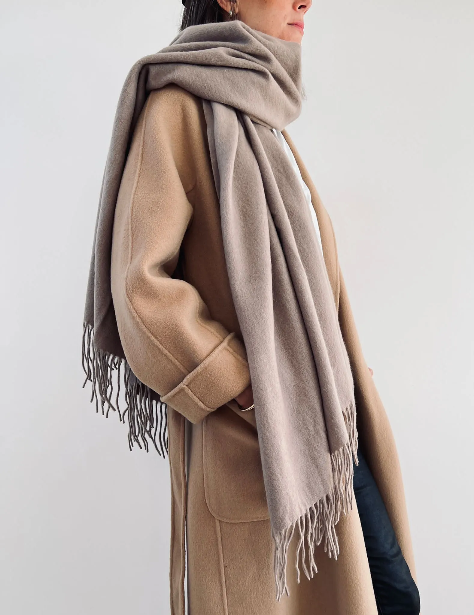 Oversized Cashmere Scarf