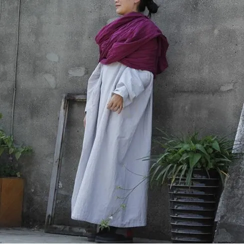 Oversized Long Cotton Scarf