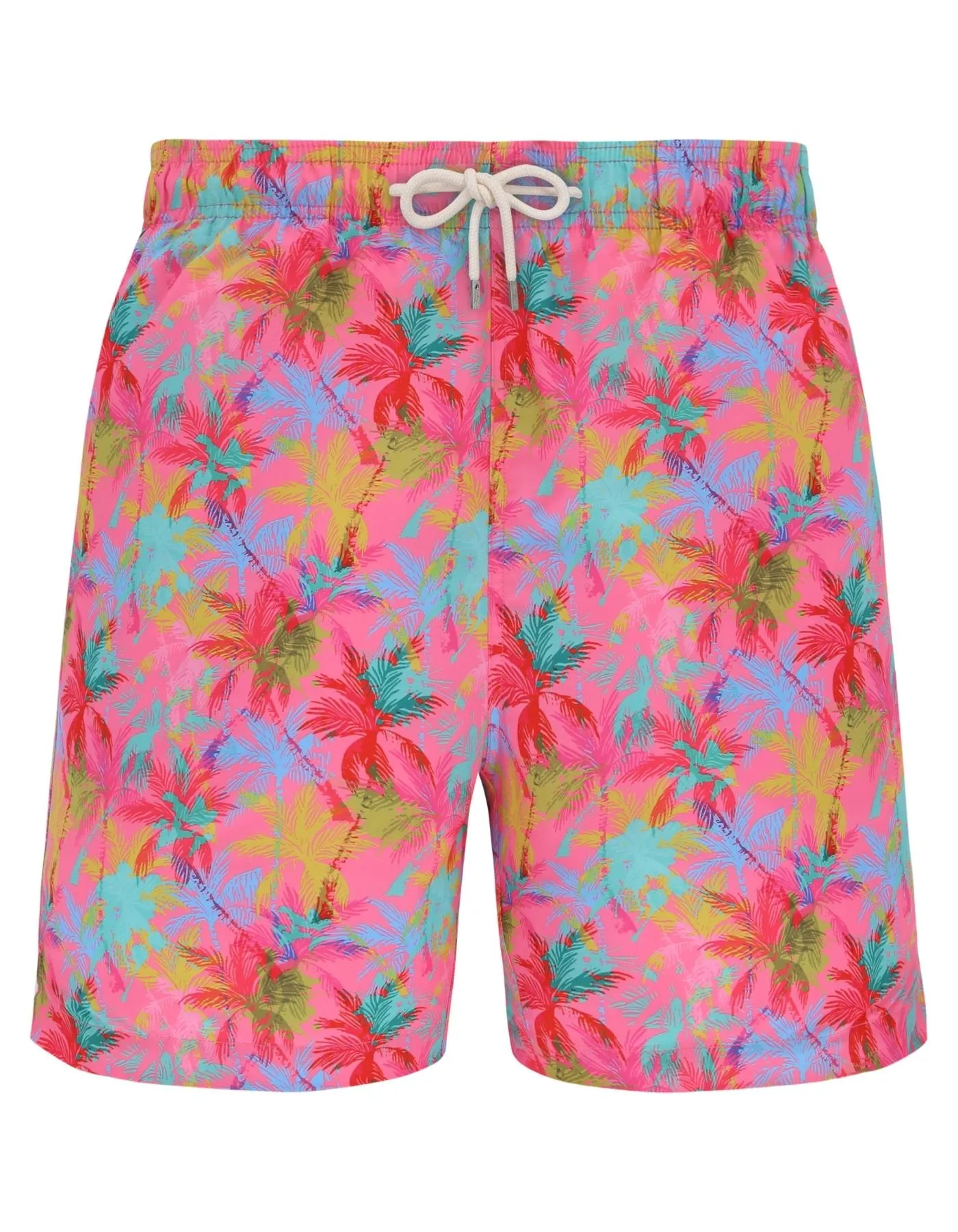 Pink Palm Mens Swim Shorts