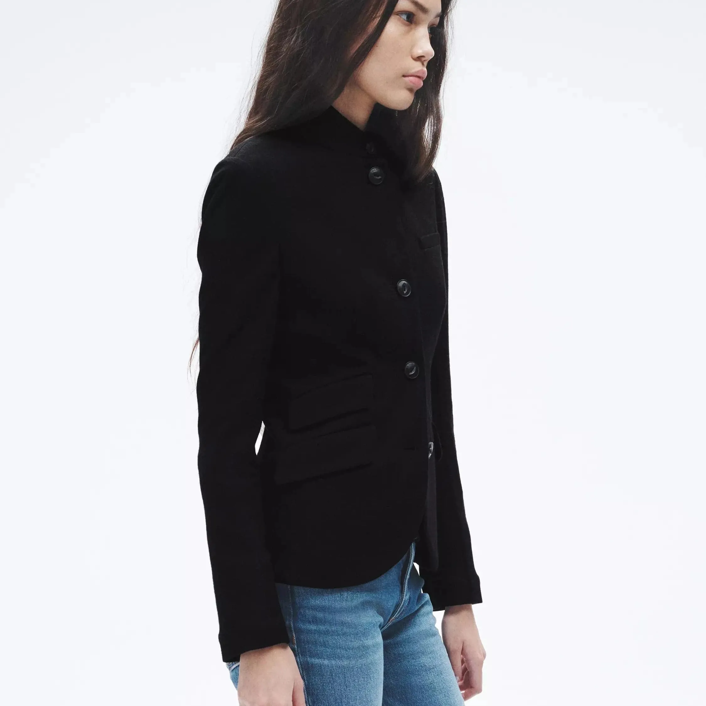 Rag & Bone Slade Wool Blazer in Black