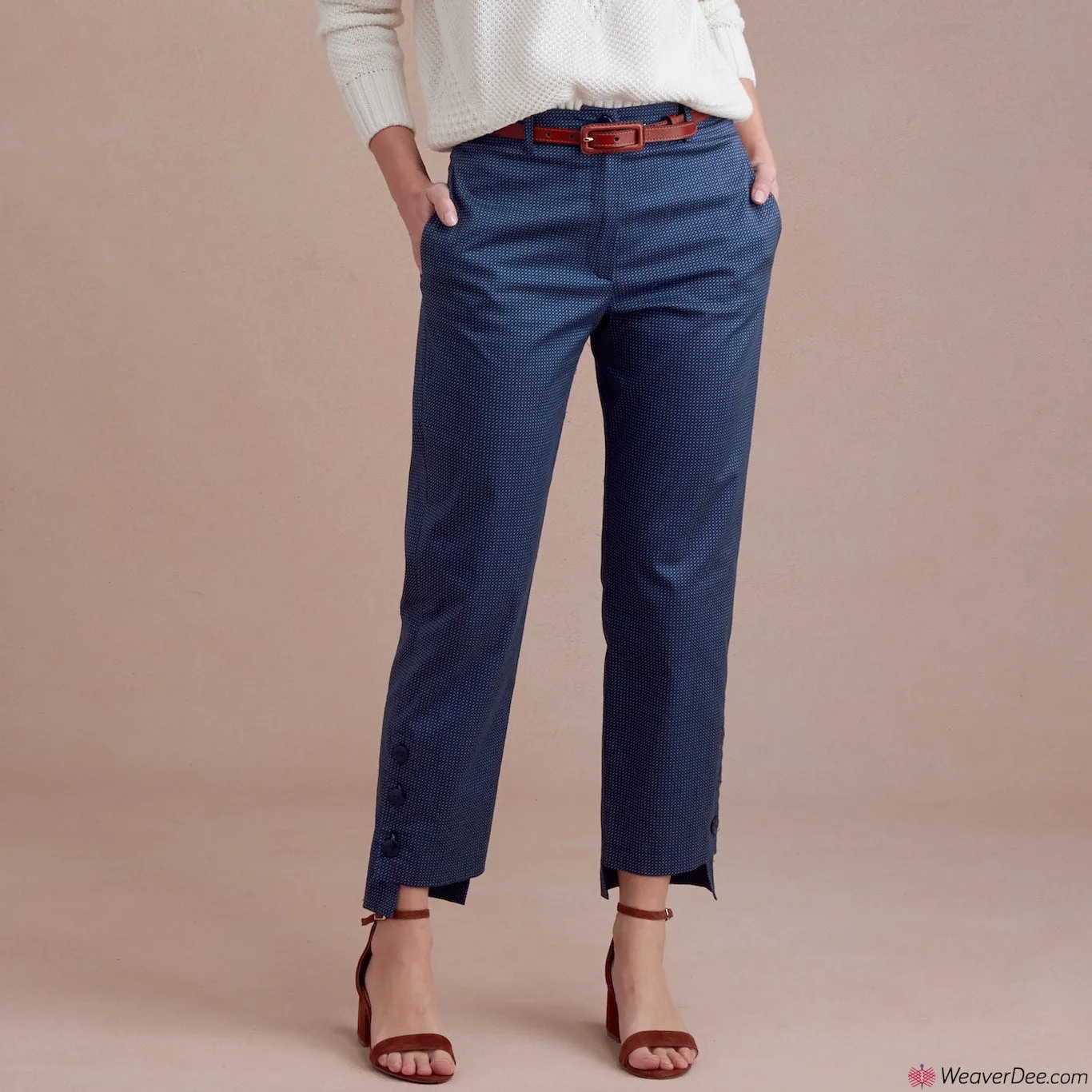 Simplicity Pattern S8957 Misses' Slim Leg Trousers with Variations