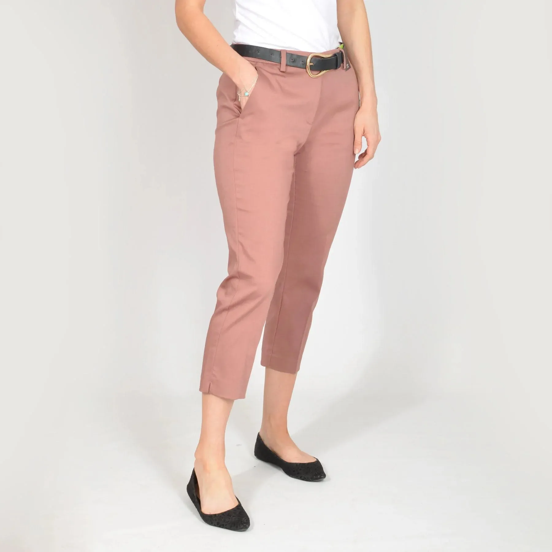 Slim Fit 7/8 Length Trousers