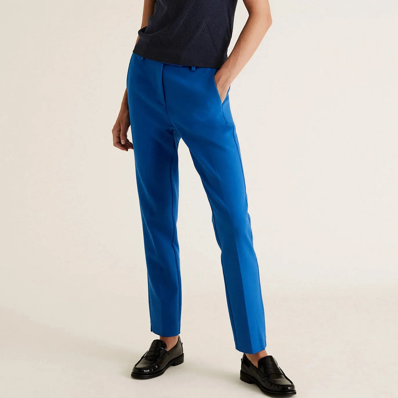 Slim Fit 7/8 Length Trousers