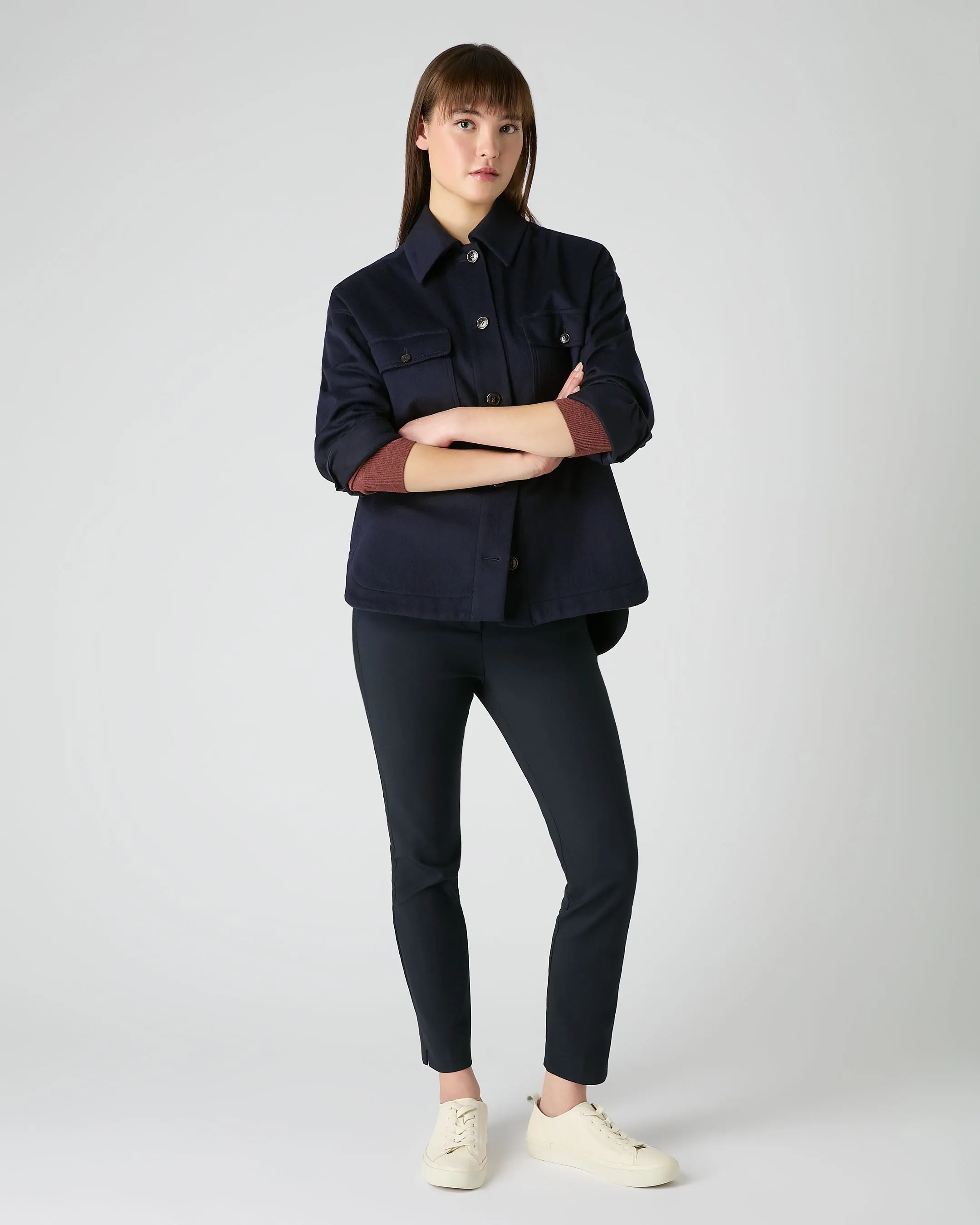 Women's Olivia Overshirt Navy Blue