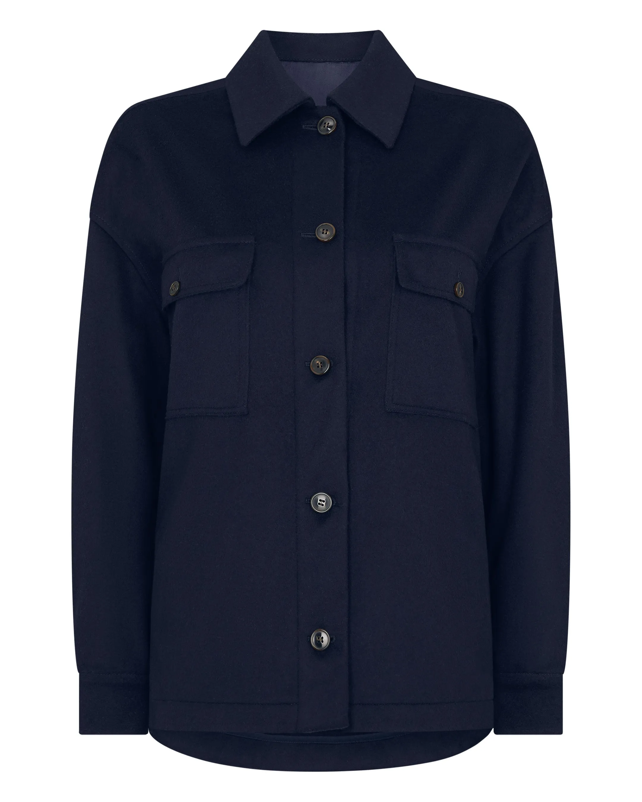 Women's Olivia Overshirt Navy Blue